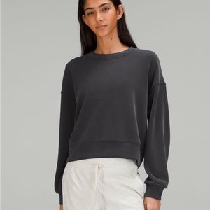 Lululemon softstreme perfectly oversized cropped crew